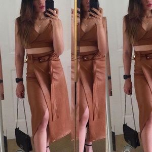 Faux leather clothes